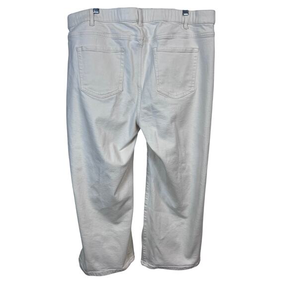 J Jill Off White High Rise Crop Jeans - Picture 3 of 3